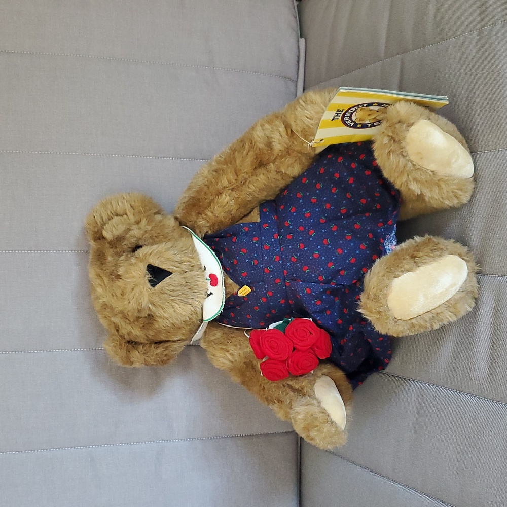 Vermont Teddy Bear Co. 16" Jointed Plush Bear ABC School